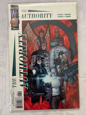 The Authority #26 WildStorm 2001 - Mark Millar Nikki Sixx Ad EXCELLENT